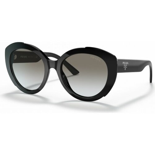 фото Солнцезащитные очки prada, овальные, оправа: пластик, с защитой от уф, для женщин, черный