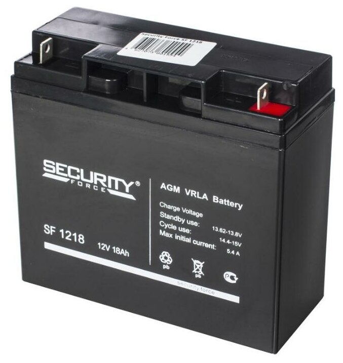 Security Force SF1218 Заменяемая батарея для UPS