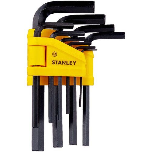 Набор имбусовых ключей STANLEY 0-69-253, 10 предм., разноцветный