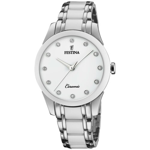 Наручные часы FESTINA, серебряный, белый наручные часы festina белый серебряный