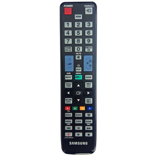 Пульт ДУ Samsung AA59-00507A для Samsung UE32D6100SW/UE37D6100SW/UE40D6100SW, черный пульт ду huayu для samsung aa59 00507a