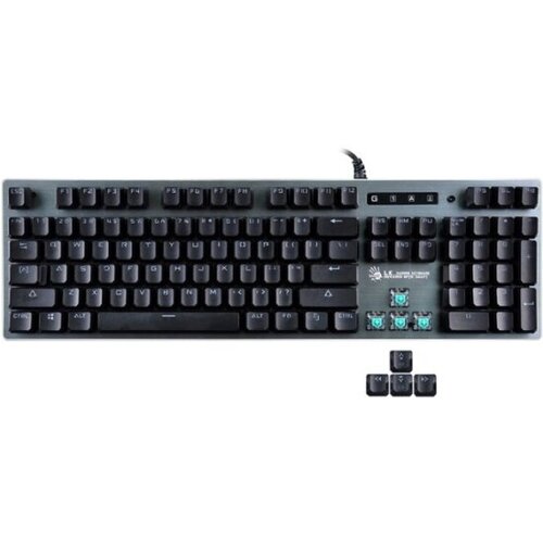 B765 Клавиатура A4 Bloody B765 механическая серый USB LED 763000₽