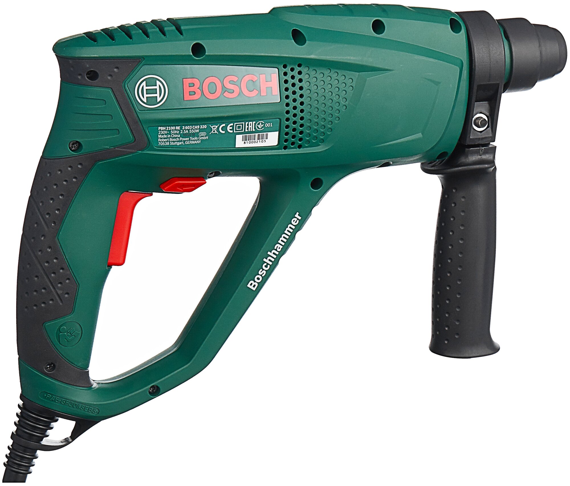 Перфоратор BOSCH PBH 2100 RE, 550 Вт —  по выгодной цене на .