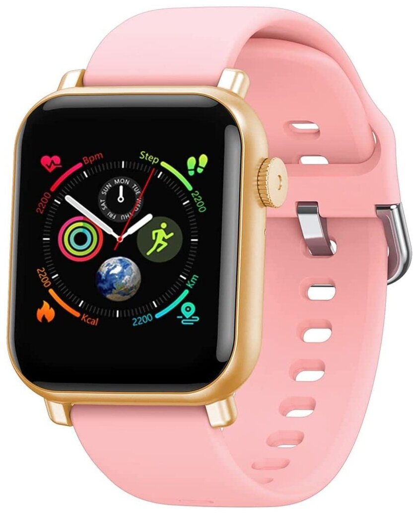 Смарт-часы Havit M9016 PRO Smart Watch gold+pink - фото №1