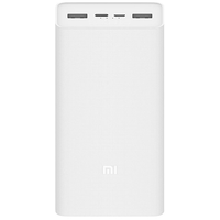 Внешний аккумулятор Xiaomi Mi Power Bank 3 30000mah, портативный аккумулятор, Power Bank, белый