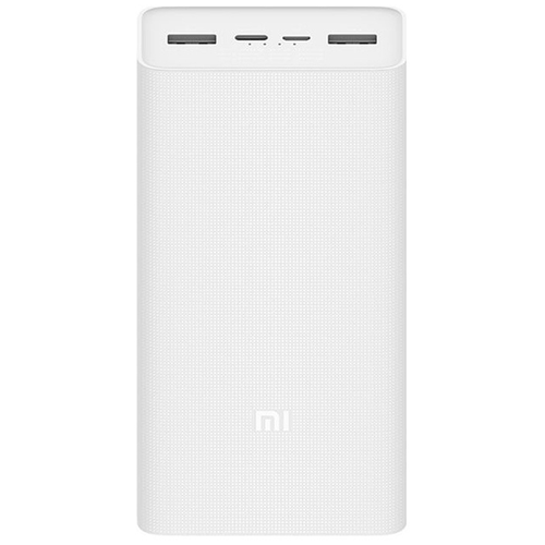 Внешний аккумулятор Xiaomi Mi Power Bank 3 30000mah, портативный аккумулятор, Power Bank, белый