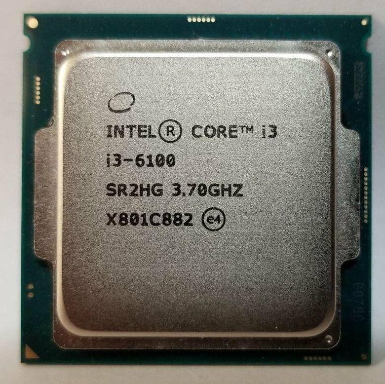 Процессор Intel Core i3-6100 LGA1151 2 x 3700 МГц