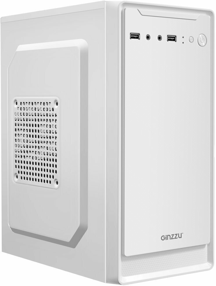 Корпус Ginzzu B185 White — купить в интернет-магазине по низкой цене на Яндекс Маркете