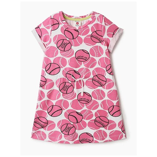 фото Футболка button blue, размер 158, розовый