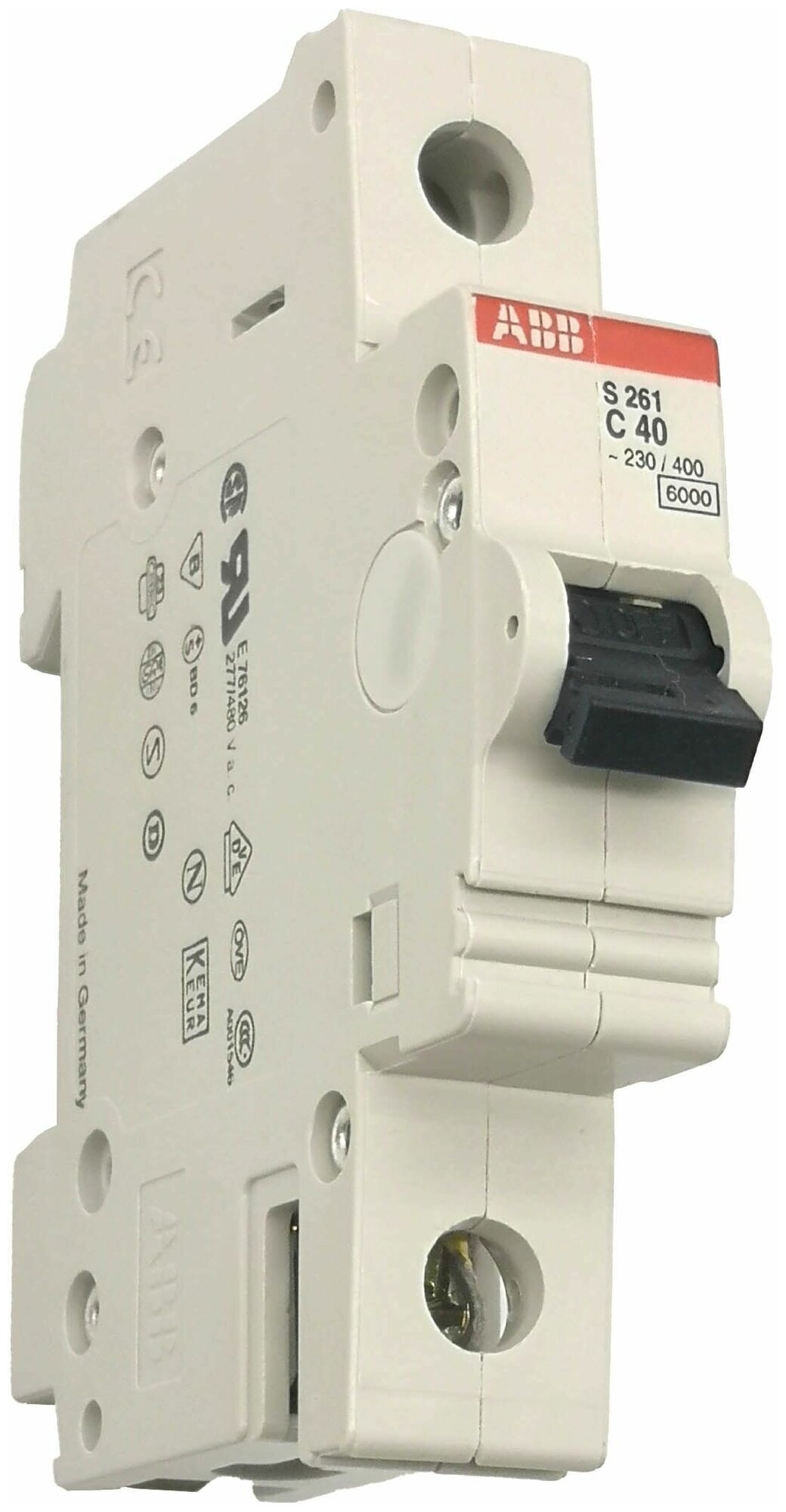 Автоматический выключатель ABB 1P 40А (C) 6кА S261 C40