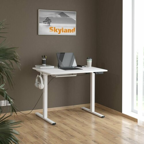 Компьютерный стол с регулировкой высоты / письменный стол SKYLAND XTEN-UP AT-001, 1000х600х730/1210