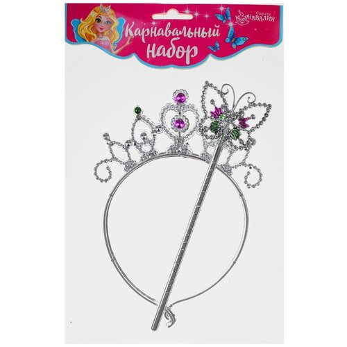 фото Карнавальный набор страна карнавалия карнавальный набор золушки (2292016) серебристый