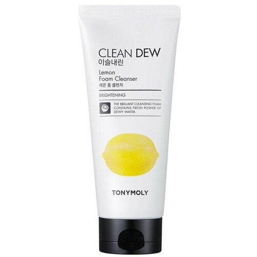 Пенка для умывания Tony Moly Clean Dew Lemon Foam Cleanser с экстрактом лимона, 180 мл 4252562