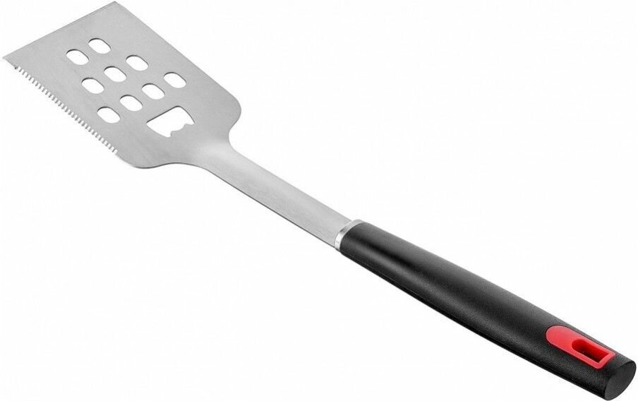 Набор для барбекю Walmer Roast 4 предмета: вилка + лопатка + щипцы + жаровня с ручками, цвет черный - фотография № 6