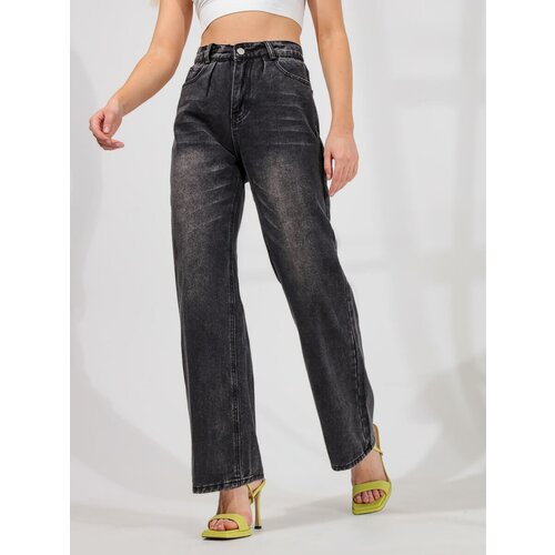 Джинсы широкие VITACCI, размер 30 (46), серый джинсы широкие mexx размер 30 серый