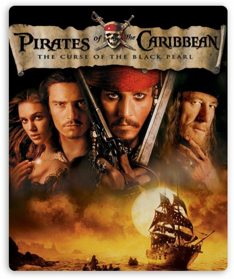 Коврик для мышки Pirates of the Caribbean