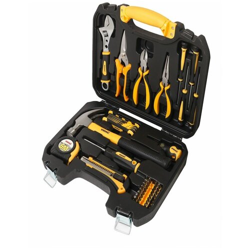 wmc tools 1040 40 предм черный желтый Набор инструментов WMC Tools WMC-1054, 54 предм., черный/желтый