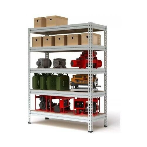 Стеллаж металлический сборный пакс МС-Т 15615-2.5 (5 полок, до 2200 кг)