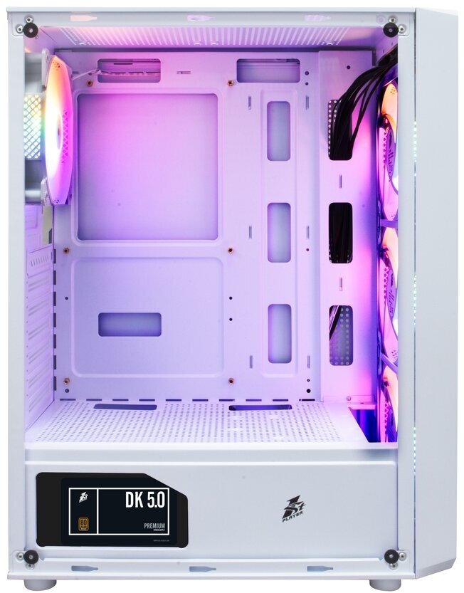 Компьютерный корпус 1STPLAYER FD3 White FD3-WH-4F1-W