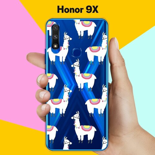 Силиконовый чехол на Honor 9X Ламы / для Хонор 9 Икс