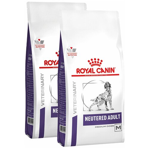 ROYAL CANIN NEUTERED ADULT MEDIUM DOG M для взрослых кастрированных и стерилизованных собак средних пород (9 + 9 кг) royal canin mini sterilised adult для кастрированных и стерилизованных взрослых собак маленьких пород 3 кг х 4 шт