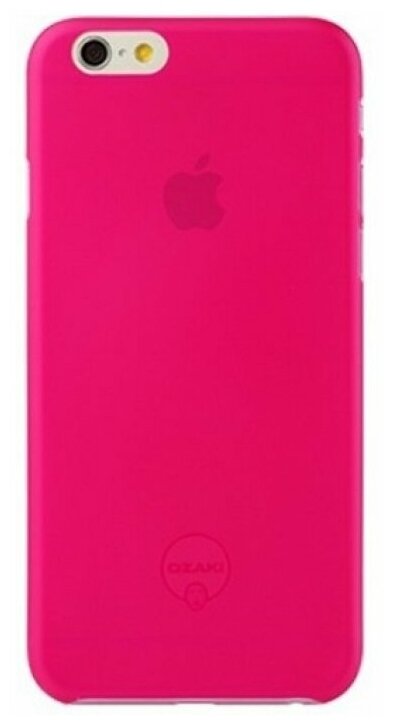 Ozaki Ультратонкий чехол Ozaki O!coat 0.3 Jelly Pink для iPhone 6/6S розовый OC555PK