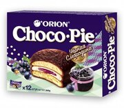 Пирожное Orion Choco Pie ORION "Choco Pie" Черная смородина 360 г