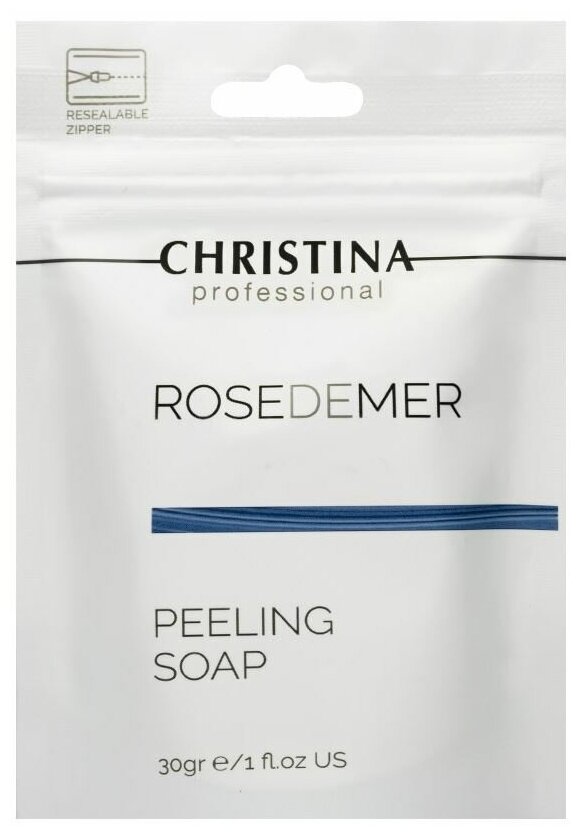 Пилинг Christina Rose de Mer Rose de Mer Peeling Soap, Пилинговое мыло, 30 г в подарочной упаковке Coral Pack