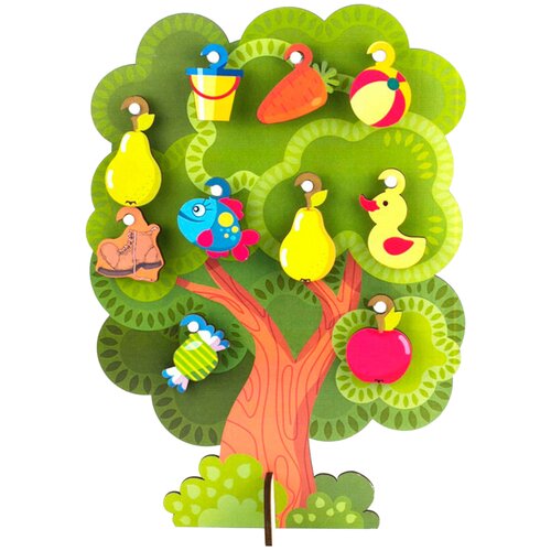 Сортер-дерево «Что на дереве растет» сортер игрушки из дерева дерево д410