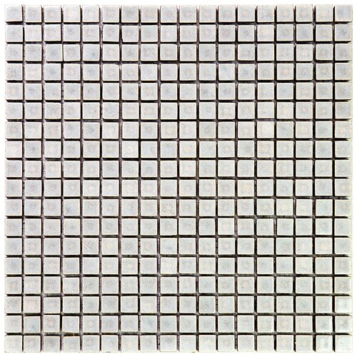 Мозаика Skalini MRC-GREY-1 из глянцево-матового (микс) мрамора размер 30х30 см чип 15x15 мм толщ. 10 мм площадь 0.09 м2 на сетке