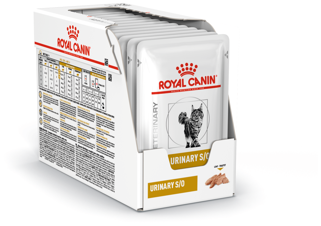 Royal Canin Urinary S/O влажный корм, паштет для кошек при профилактике МКБ 12*85 гр - фотография № 1