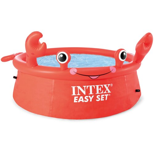 фото Детский бассейн intex happy crab 26100, 183х51 см красный