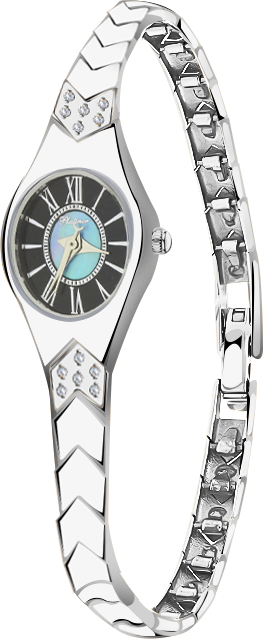 Наручные часы Diamant online, серебро, фианит, серебряный