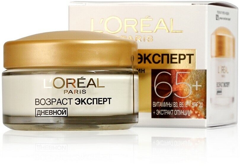 L’Oreal Дневной крем для лица Возраст Эксперт 65+ питательный 50мл (L’Oreal, ) L'OREAL - фото №10