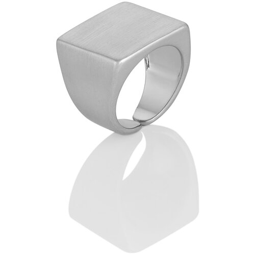 Кольцо Balalaika, размер 18, серебряный isabel marant незамкнутое серебристое кольцо печатка с розовым камнем