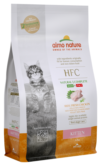 ALMO NATURE HFC KITTEN CHICKEN для котят со свежей курицей (1,2 кг)