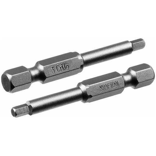 Набор бит Kraftool 26127-3-50-2, 2 предм., серый торсионные биты kraftool pz 2 50 мм 10 шт x drive
