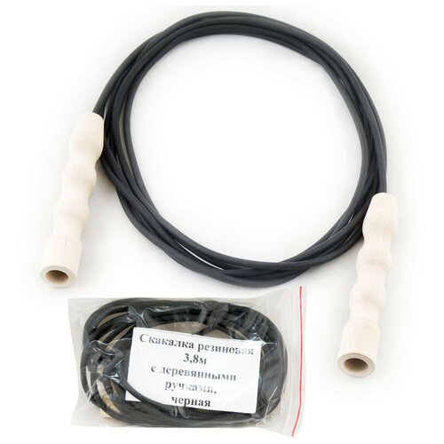 Скакалка резиновая MR-Sk28 28 м деревянные ручки 295₽