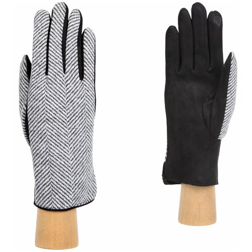 фото Перчатки fabretti, размер 7, черный