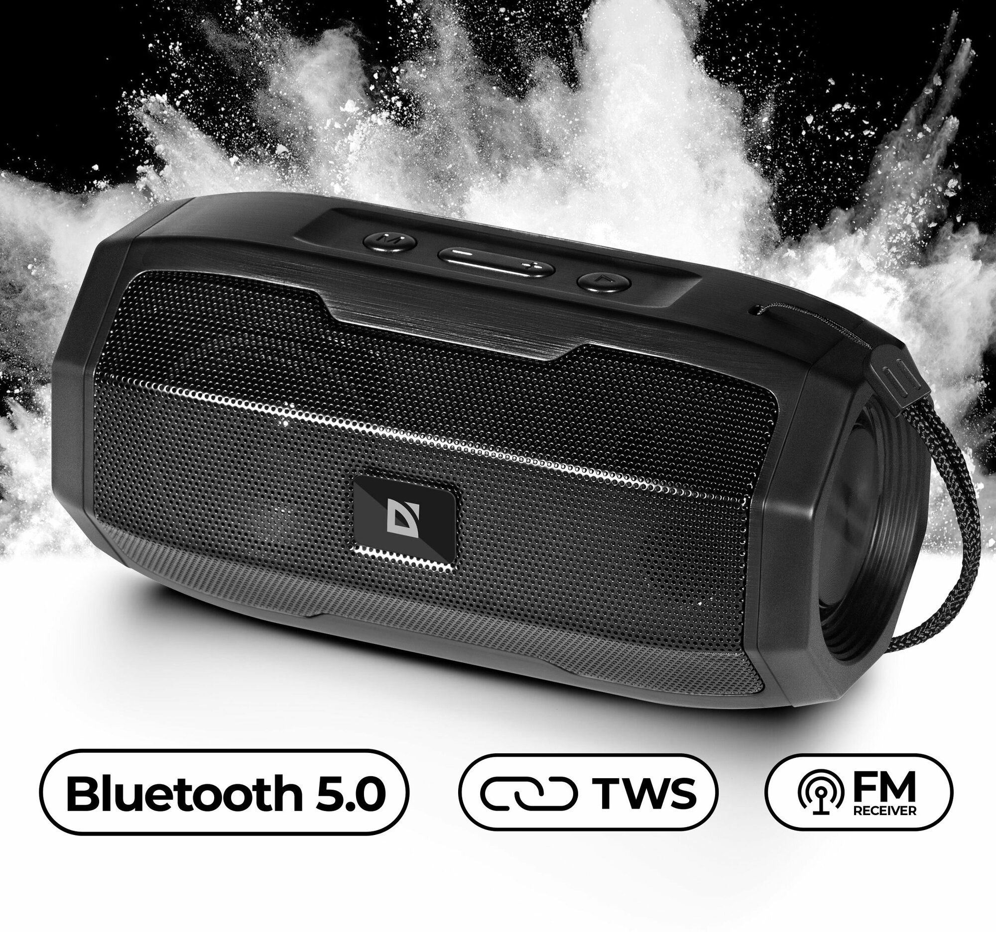Портативная акустика Defender G36 5Вт, bluetooth, FM/USB/TF/AUX (65036)