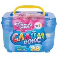 Genio Kids для дизайна слаймов Слайм бокс, 28 элементов, разноцветный