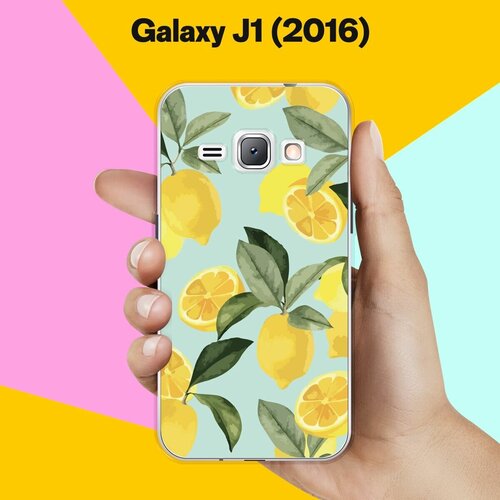 Силиконовый чехол на Samsung Galaxy J1 (2016) Лимоны / для Самсунг Галакси Джей 1 (2016) пластиковый чехол телец образ на samsung galaxy j1 самсунг галакси джей 1