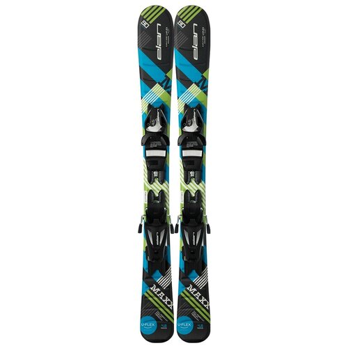 Горные лыжи Elan Maxx Black/Blue QS + EL 4.5 (100-120) (120)