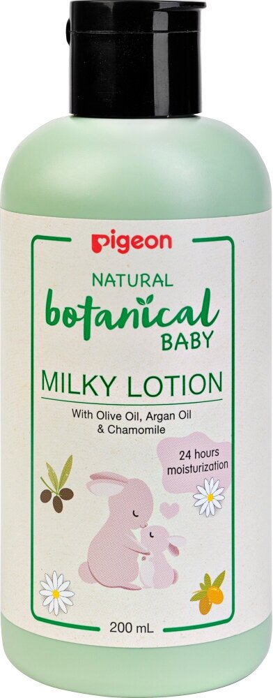 PIGEON Молочко для тела Natural Botanical Baby Milky Lotion 200мл