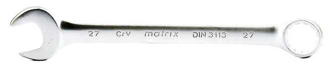 Ключ комбинированный matrix 15120, 27 мм - фотография № 2