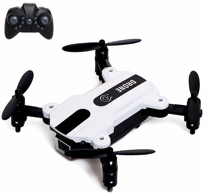 Квадрокоптер FLASH DRONE, камера 480P, Wi-FI, с сумкой, цвет белый