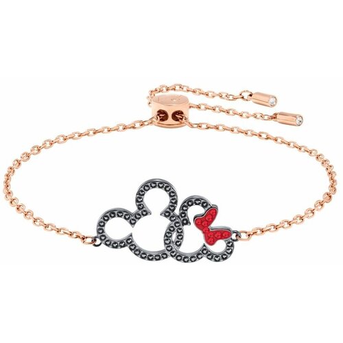 Браслет Swarovski Mickey & Minnie / Rose Gold / Кристаллы Сваровски