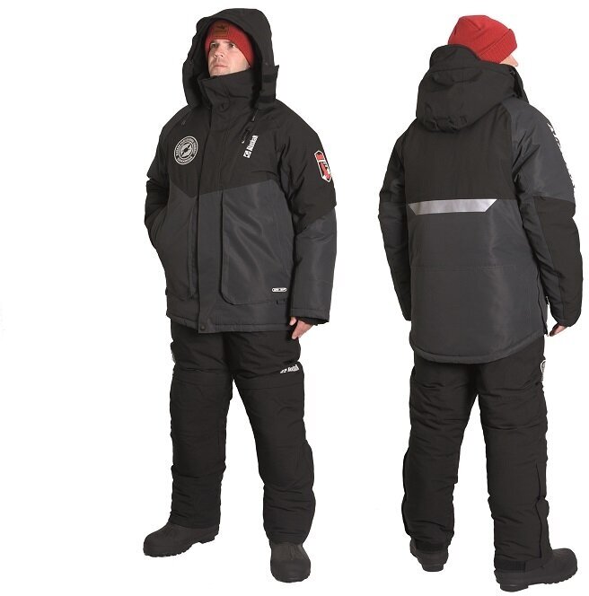 Костюм зимний (куртка+полукомбинезон) Alaskan Savoonga XXXL (58-60) серый/черный