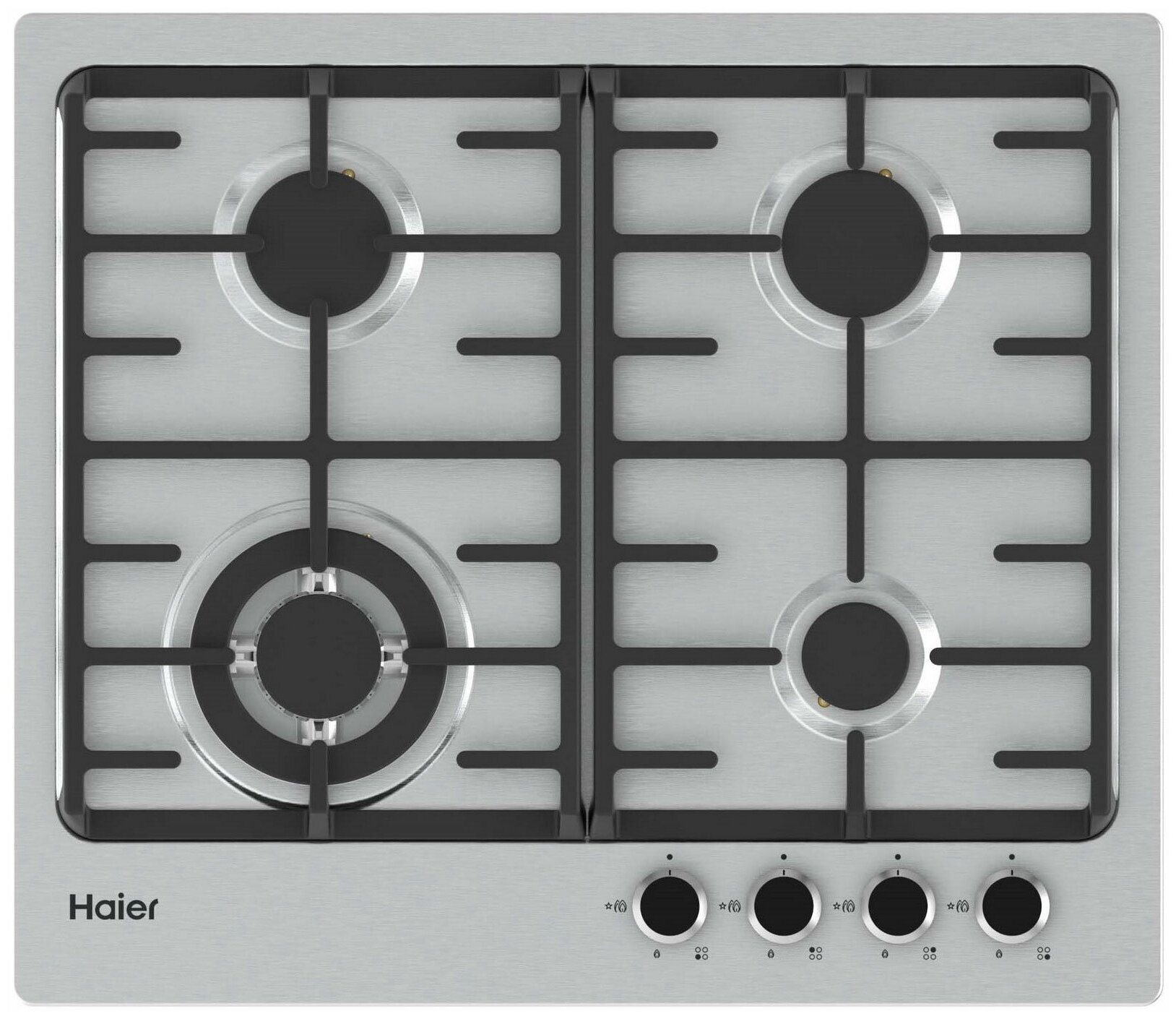 Встраиваемая газовая варочная панель Haier HHX-M64CWFX