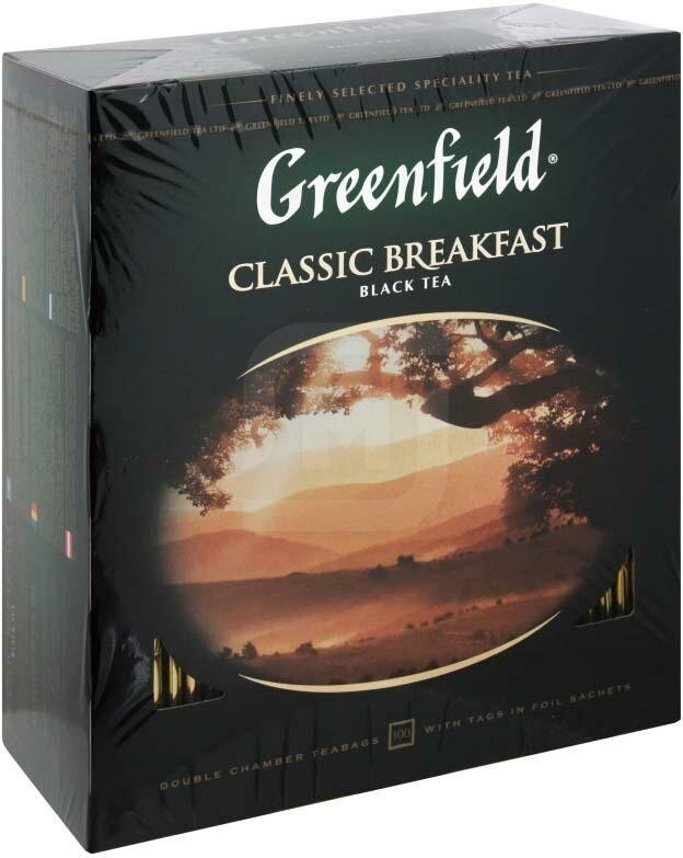 Чай черный Greenfield Classic Breakfast 100пак